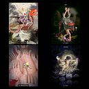 Tarot de Marseille Ein Projekt aus dem Bereich Digitale Illustration, Kunstleitung, Collage, Infografik, Fotoretuschierung, Fotomontage, Matte Painting und Digitales Produktdesign von nsalmon - 19.01.2024