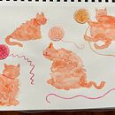 My project for course: Creative Watercolor Sketching for Beginners. Un progetto di Illustrazione tradizionale, Bozzetti, Creatività, Disegno, Pittura ad acquerello e Sketchbook di cetay72 - 21.01.2024
