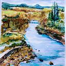 My project for course: Natural Landscapes in Watercolor. Artes plásticas, Pintura, e Pintura em aquarela projeto de susanspw5 - 21.01.2024