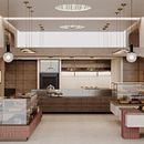 "Allotino" a French-Middle Eastern Patiserie in Greece.. Een project van Interactief ontwerp, Interieurontwerp,  Interieur, Retailontwerp y Ruimtelijk ontwerp van Maria Nefeli Pachta - 20.01.2024