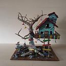 Houses By Cardboard. Projekt z dziedziny Rzeźba i Papercraft użytkownika Dimitra Kantara - 22.01.2024