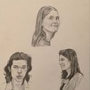 My project for course: Portrait Sketchbooking: Explore the Human Face. Een project van  Schetsen,  Tekening,  Portrettekening,  Artistieke tekening y Sketchbook van devavrat_mathur - 22.01.2024