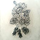 Mi proyecto del curso: Tatuaje botánico con puntillismo. Un proyecto de Ilustración tradicional, Diseño de tatuajes e Ilustración botánica de Maca Artista - 23.01.2024