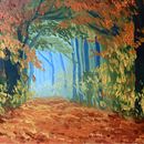 "Autumn" (Tutorial Painting). Artesanato, Artes plásticas, e Pintura projeto de Daphne Frizzle - 23.01.2024