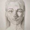 Mi proyecto del curso: Retratos realistas a lápiz: luz, sombra y proporción. Traditional illustration, Fine Arts, Sketching, Pencil Drawing, Drawing, Portrait Drawing, Realistic Drawing, Artistic Drawing, and Figure Drawing project by angelinadalbuoni - 01.23.2024