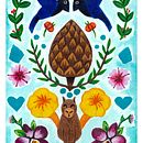 Meu projeto do curso: Introdução à ilustração floral com acrílico. Un projet de Illustration traditionnelle, Beaux Arts, Peinture, Dessin, Peinture acr, lique et Illustration botanique de Celina De Lorenzi - 24.01.2024