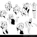 Natsumi OC . Design de personagens projeto de kataeflor - 24.01.2024