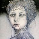Il mio progetto del corso: Ritratto creativo in chiaroscuro con matita. Un projet de Illustration traditionnelle, Dessin au cra, on, Dessin de portrait, Dessin artistique, Dessin aux cra , et ons de couleur de Lucia Cardillo - 25.01.2024