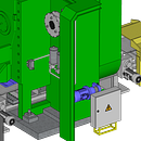 Modelagem 3D de máquinas industriais. Un projet de 3D , et Design industriel de Rodrigo Rezende - 25.01.2024