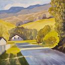 My project for course: Oil Landscape Painting: Explore the Power of Light. Un progetto di Illustrazione tradizionale, Belle arti, Disegno a matita, Pittura ad olio e Illustrazione naturalistica di yosilubalsky - 25.01.2024