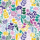 Love is a flower field. Un progetto di Graphic design, Product design, Pattern design e Illustrazione digitale di Ellen Nij Bijvank - 25.01.2024