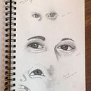 My project for course: Portrait Sketchbooking: Explore the Human Face. Projekt z dziedziny Sketching,  R, sunek, Portret,  R, sunek art, st, czn i Sketchbook użytkownika marymagdaleneandres - 26.01.2024