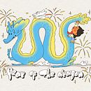 Year of The Dragon. Un proyecto de Ilustración digital de Thanh Huong - 28.01.2024