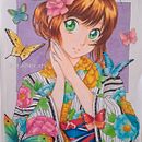 Il mio progetto del corso: Colorazione con pennarelli per disegno manga. Un proyecto de Ilustración tradicional, Cómic, Teoría del color y Manga de Elena Chesini - 28.01.2024