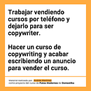 Mi proyecto del curso: Copywriting para copywriters. Advertising, Cop, writing, Stor, telling, and Communication project by Andrés Martínez Ramoneda - 01.29.2024