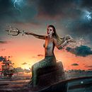 Mi proyecto del curso: sirena . Photograph, Photograph, Post-production, VFX, Photo Retouching, Fine-Art Photograph, Photographic Composition, Photomontage, and Color Correction project by pedro fernandez - 01.29.2024