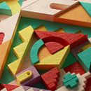 Geometria Ndebele e forme: colore applicato per la progettazione e l'animazione 3D. Un progetto di Design, 3D, Animazione 3D, Modellazione 3D, Progettazione 3D, Design digitale e Teoria del colore di Dineo Morulane - 29.01.2024