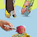 Yummy Fun Ice Cream. Un proyecto de Br, ing e Identidad, Diseño y Diseño gráfico de Aurora Pulido Garcés - 29.01.2024