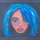 First oil painting. Traditional illustration project by Karen Kotze - 01.29.2024