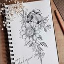 Mon projet du cours : Tatouages naturalistes : du dessin à la peau . % Thalie Houle tarafından hazırlanan Geleneksel illüstras, on, Çizim, Dövme Tasarımı, Botanik İllüstras, on, Doğalcı İllüstras, Ve on projesi - 01.19.2024