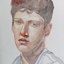 My project for course: Contemporary Portraiture in Watercolor. Un projet de Beaux Arts, Peinture, Aquarelle , et Dessin de portrait de Catherine Ward - 29.01.2024