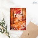 The seasons - postcards Ein Projekt aus dem Bereich Digitale Illustration und Aquarellmalerei von Hannah Overeem - 30.01.2024