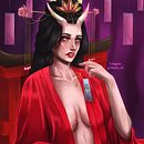 Mi proyecto del curso: Pintura digital de personajes en Photoshop. Design de personagens, Ilustração digital, Desenho digital, e Pintura digital projeto de Desire Oropeza - 21.01.2024