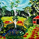 My project for course: Acrylic Painting Step by Step: Create Incredible Landscapes. Un projet de Illustration traditionnelle, Peinture, Peinture acr, lique , et Carnet de croquis de Wendy Johnston - 11.08.2024