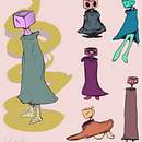 My project for course: Drawing Appealing Characters with Personality. Design de personagens, Esboçado, Desenho, Stor, telling, Stor, board, Desenho artístico, e Narrativa projeto de Tomas - 03.02.2024