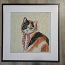 Calico Mama Cat Counted Cross Stitch Ein Projekt aus dem Bereich H und werk von Rebecca Rulo - 04.02.2024