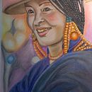 Mi proyecto del curso: Retrato realista al pastel tiza. Een project van Traditionele illustratie,  Beeldende kunst,  Tekening,  Portrettekening y Realistische tekening van Angélica Botero - 04.02.2024