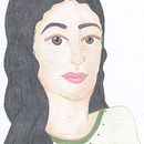 Autoretrato. Traditional illustration, and Colored Pencil Drawing project by Sofía Porras - 02.05.2024