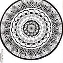 Meu projeto do curso: A arte de desenhar mandalas: crie padrões geométricos. Projekt z dziedziny  R, sunek,  R i sunek atramentem użytkownika emanuela_lacerda89 - 05.02.2024