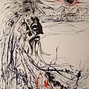 Sinobrody, monotypia, papier. Un proyecto de Pintura a la acuarela, Ilustración infantil, Narrativa, Ilustración tradicional, Bellas Artes, Pintura, Dibujo a lápiz y Dibujo de Bożena ArtBozenal - 05.02.2024
