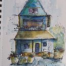 My project for course: Expressive Architectural Sketching with Colored Markers . Schițe, Desen, Ilustrație arhitecturală, Caiet de schițe & Ilustrație cu cerneală de nina dekel - 02.05.2024