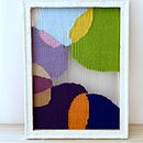 Il mio progetto del corso: Tessitura di arazzi contemporanei. Un projet de Artisanat, Décoration d'intérieur, Art textile, Tissage , et Design textile de Katia Santodonato - 06.02.2024