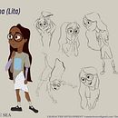 My project for course: Captivating and Dynamic Character Creation. Projekt z dziedziny Trad, c, jna ilustracja, Projektowanie postaci, Ilustracja c, frowa, R, sunek c i frow użytkownika Tama Ramirez - 06.02.2024