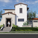 Country Home 1 Revision 1. Un progetto di Modellazione 3D, ArchVIZ, Architettura e Architettura digitale di Eduard Pinzon - 07.02.2024