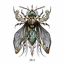 My project for course: Artistic Tattoo Design with Golden Effects in Procreate Ein Projekt aus dem Bereich Traditionelle Illustration, Digitale Illustration und Tattoodesign von Yasmin Anderson - 07.02.2024
