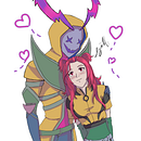 fanart rhaast y alune. Digital Illustration, Digital Drawing, and Digital Painting project by Nazareth Draw - 02.07.2024