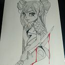 Mi proyecto del curso: Ilustración de tatuajes blackwork desde cero. Projekt z dziedziny Trad, c, jna ilustracja,  R, sunek, Ilustracja c, frowa, Projektowanie tatuaż, R, sunek c i frow użytkownika Carlos Eduardo Vallejo Gutierrez - 08.02.2024