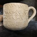 Mein Abschlussprojekt für den Kurs: Stempelherstellung für strukturierte Keramik. Un progetto di Artigianato, Belle arti, Interior Design, Ceramica e DIY di Veronika Mainz - 08.02.2024