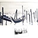 VENECIA - Ejercicio con foto. Un projet de Carnet de croquis, Dessin et Illustration traditionnelle de Elba Bianchi - 08.02.2024