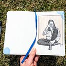 My project for course: Illustrated Diary: Fill Your Sketchbook with Experiences. Ilustração tradicional, Esboçado, Desenho, Sketchbook e Ilustração com tinta projeto de Anita Yo - 09.02.2024