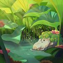 My project for course: Atmospheric Scenes in Procreate: Paint with Color and Light. Een project van Digitale illustratie van Alla Luenn - 09.02.2024