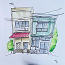 My project for course: Expressive Architectural Sketching with Colored Markers . % Roy Shepherdson tarafından hazırlanan Eskiz çizimi, Çizim, Mimari İllüstras, on, Eskiz defteri, Mürekkep İllüstras, Ve onu projesi - 01.31.2024
