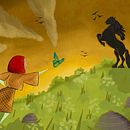 Mein Abschlussprojekt für den Kurs: Kinderbuchillustrationen in Procreate: Male magische Szenerien. Un projet de Illustration numérique, Illustration jeunesse, Peinture numérique , et Album illustré de Leoni G. - 11.02.2024