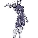 Mi proyecto del curso: Ilustración para cómics: anatomía de un superhéroe . % Ruben Acero Perez tarafından hazırlanan Karakter Tasarımı, Çizgi roman, Kalem Çizimi, Şekil Çizimi, Dijital İllüstras, Ve on projesi - 02.10.2024