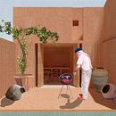 My project for course: Architectural Visualization Using Digital Collage . % Gabrielė Šimkutė tarafından hazırlanan Mimarlık, Grafik Tasarım, İç Mimarlık, İç Tasarım, Pe, zaj Mimarisi, Kolaj, Dijital Mimarlık, Mimari İllüstras, Ve on projesi - 02.10.2024