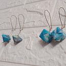 Mi proyecto del curso: Creación de bisutería de papel con técnicas de origami. Een project van Ontwerp van accessoires, Craft, Sieradenontwerp, Papercraft,  Modeontwerp y DIY van Melissa Tassara Guerrero - 08.02.2024